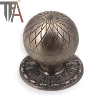 Classical Gray Door Knob with Simple Pattern